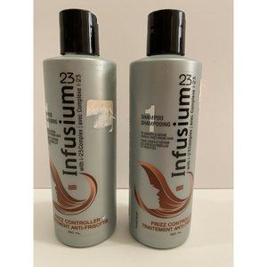 2 X INFUSIUM 23  Frizz controller Shampoo Step 1 AUTHENTIC 350ml